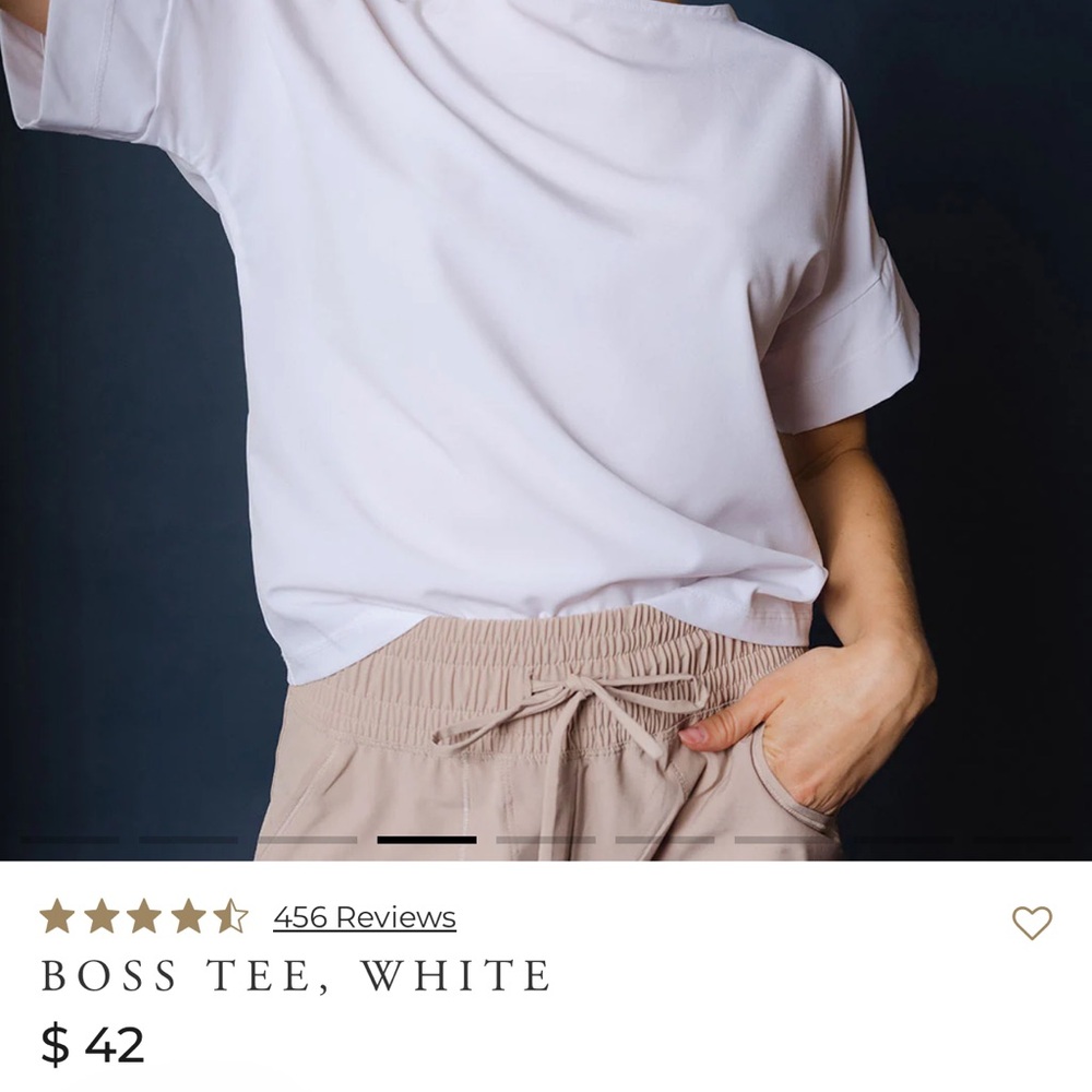 White Boss Tee